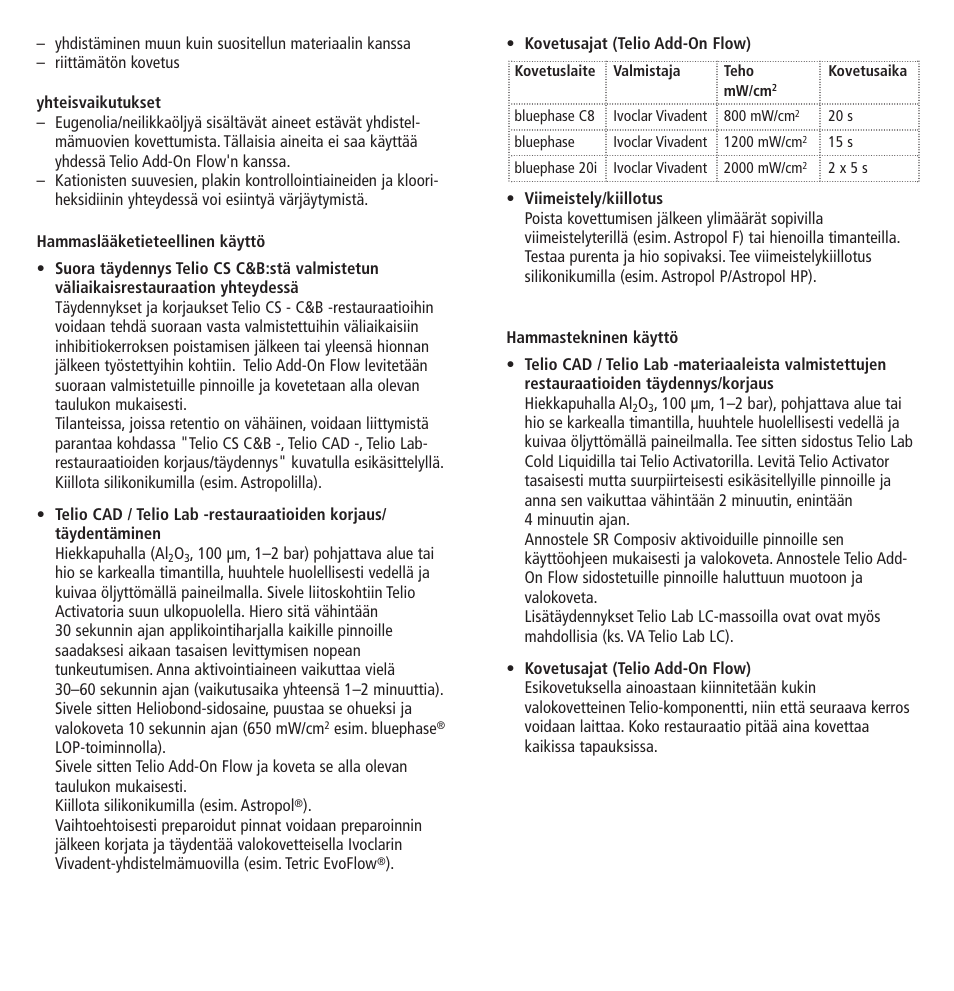 Ivoclar Vivadent Telio Add-On Flow User Manual | Page 22 / 40