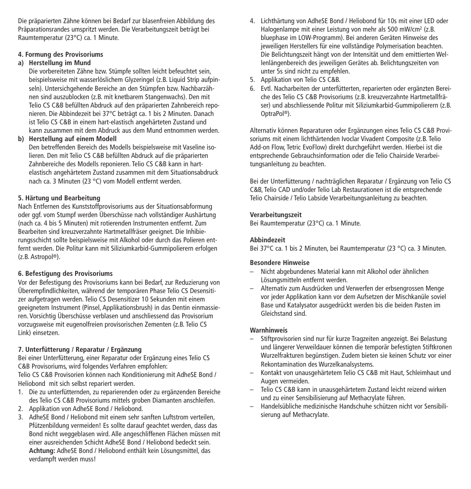 Ivoclar Vivadent Telio CS C User Manual | Page 5 / 38