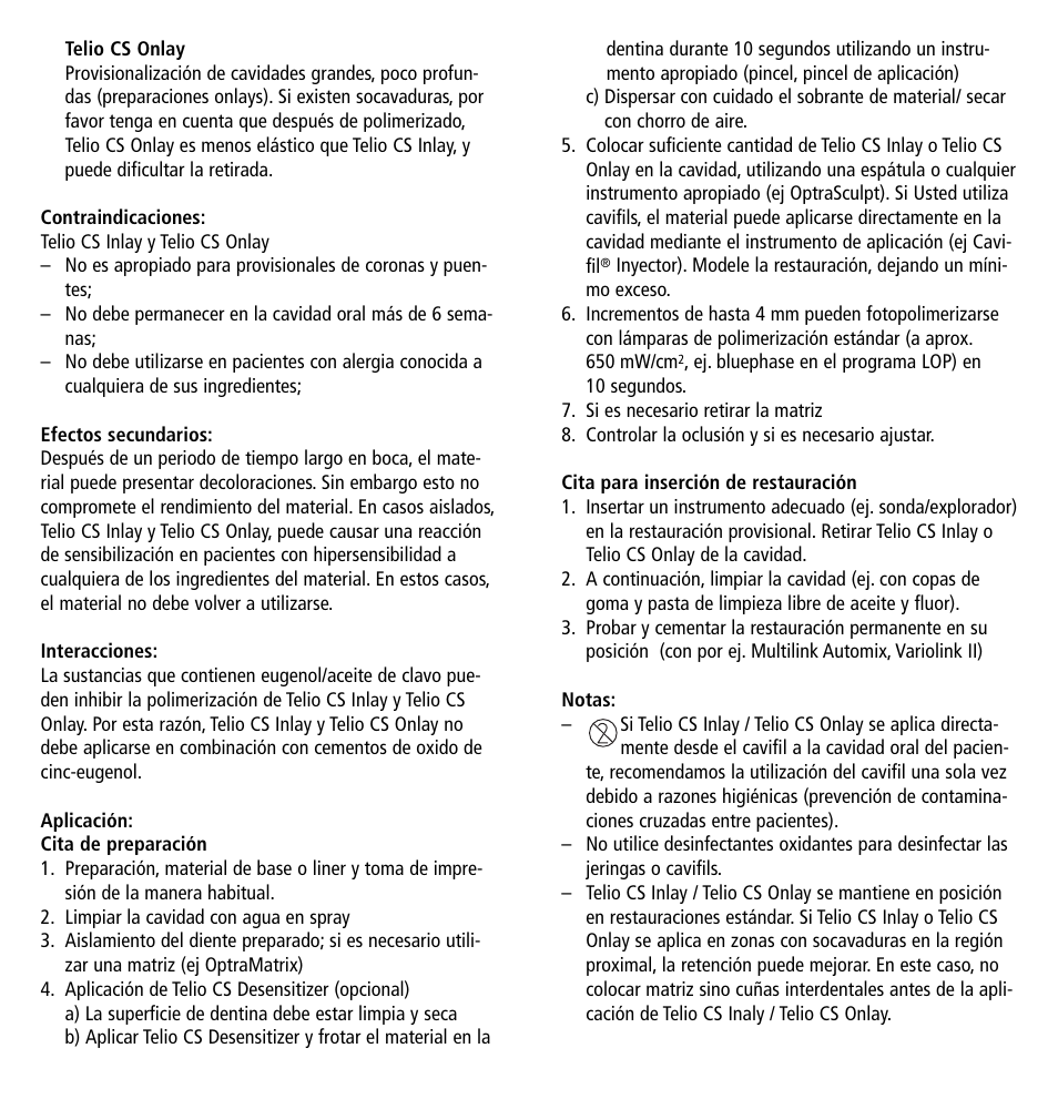 Ivoclar Vivadent Telio CS Inlay User Manual | Page 11 / 36
