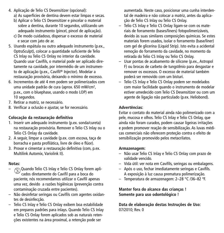 Ivoclar Vivadent Telio CS Inlay User Manual | Page 14 / 36