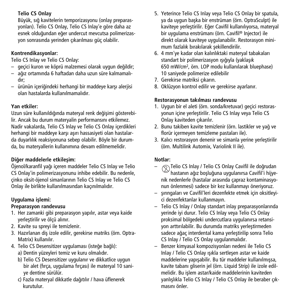 Ivoclar Vivadent Telio CS Inlay User Manual | Page 29 / 36