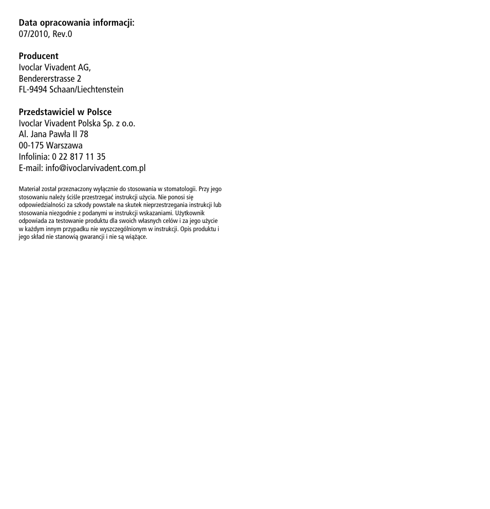 Ivoclar Vivadent Telio CS Inlay User Manual | Page 35 / 36