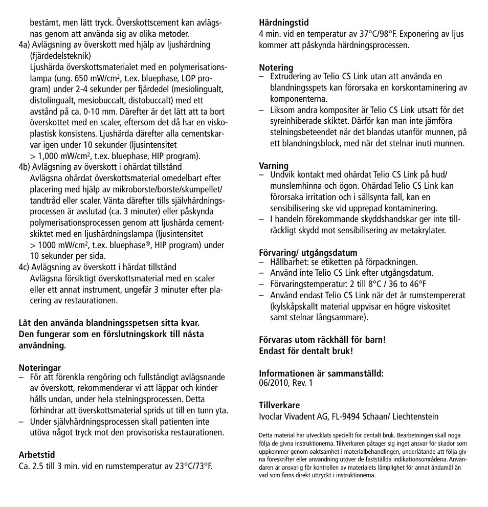 Ivoclar Vivadent Telio CS Link User Manual | Page 17 / 37