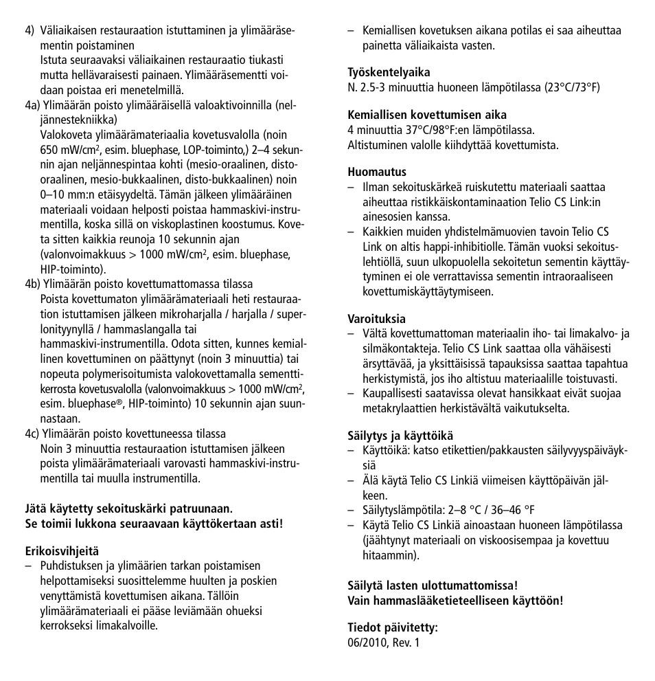 Ivoclar Vivadent Telio CS Link User Manual | Page 21 / 37