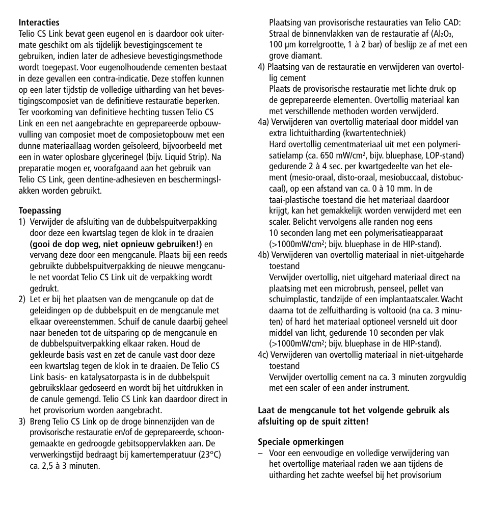 Ivoclar Vivadent Telio CS Link User Manual | Page 25 / 37