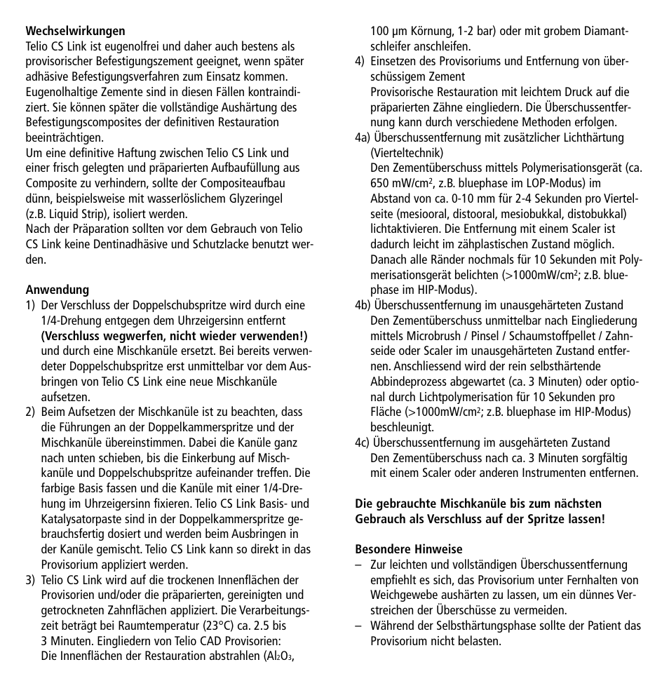 Ivoclar Vivadent Telio CS Link User Manual | Page 4 / 37