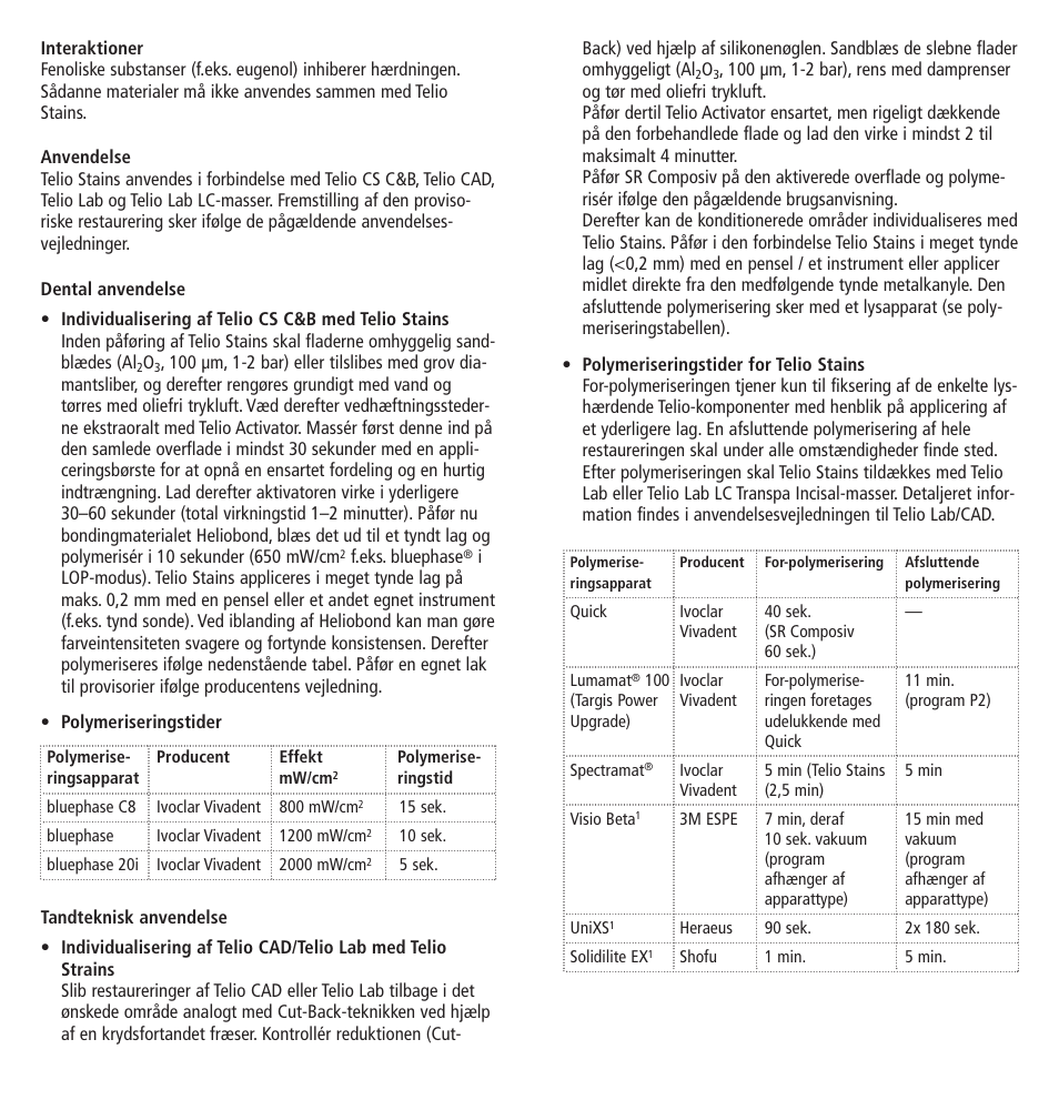 Ivoclar Vivadent Telio Stains User Manual | Page 16 / 32