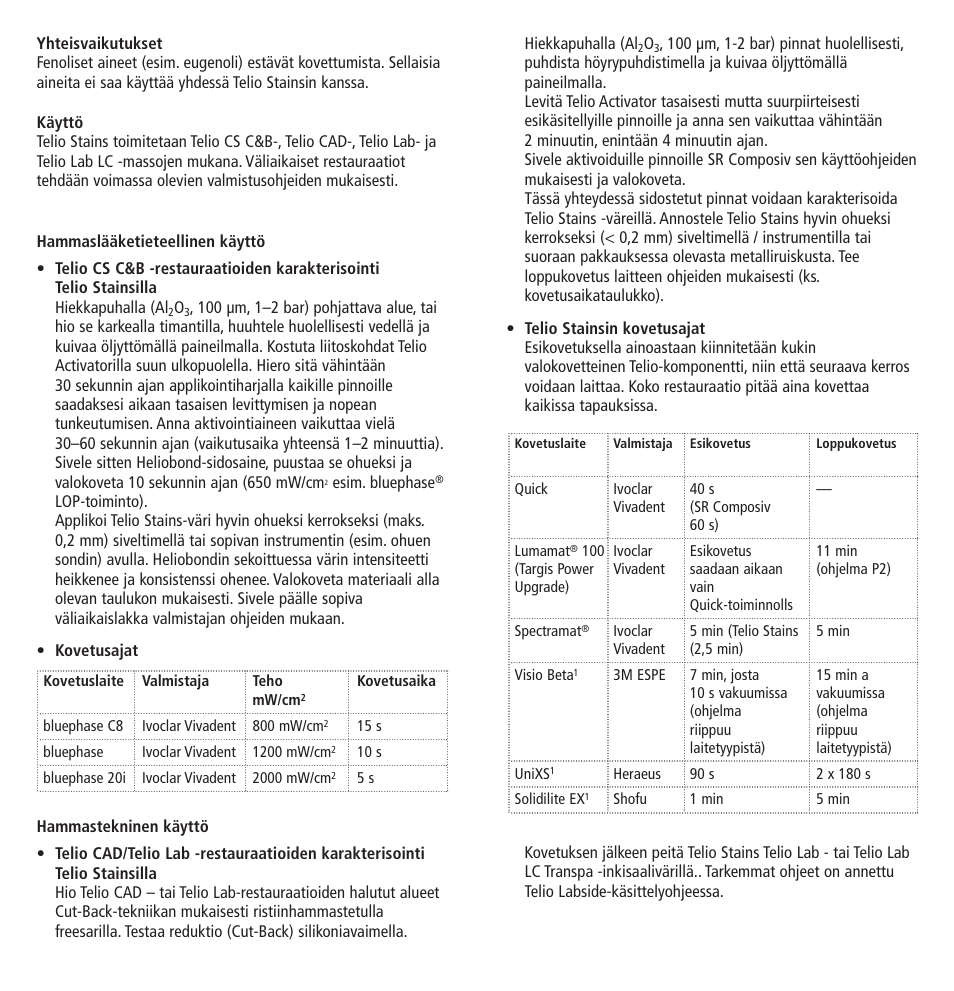 Ivoclar Vivadent Telio Stains User Manual | Page 18 / 32