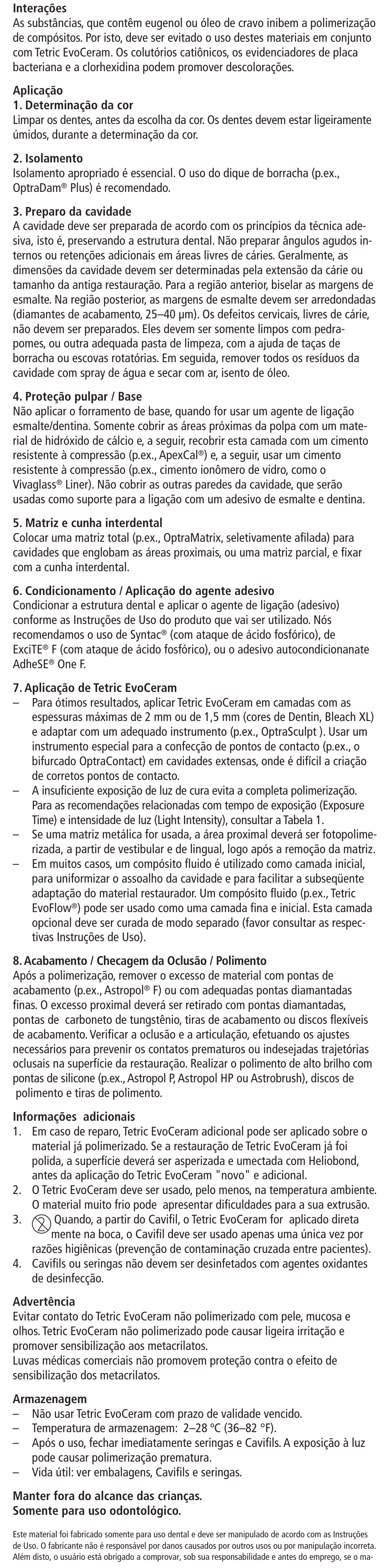 Ivoclar Vivadent Tetric EvoCeram User Manual | Page 10 / 48