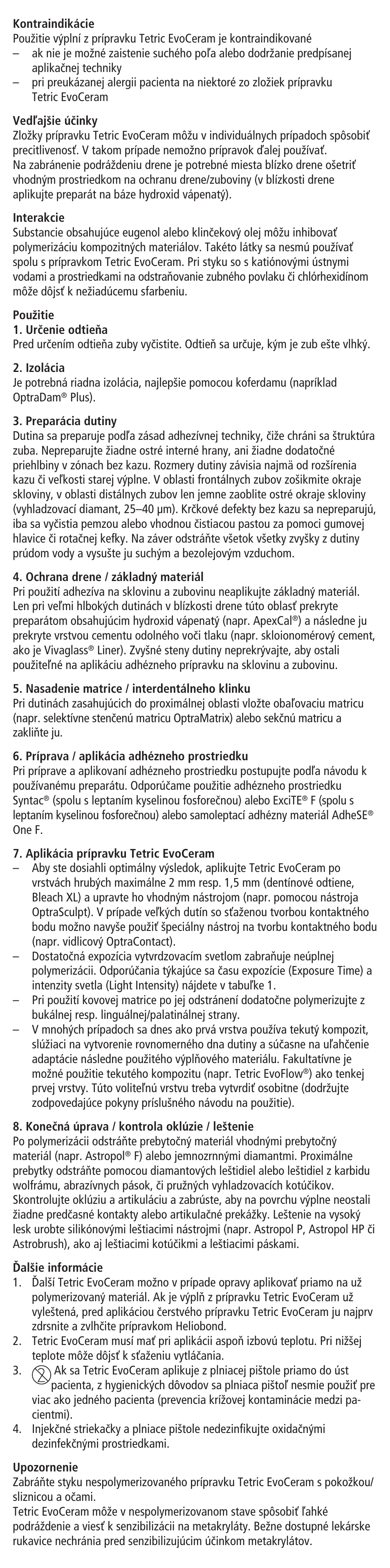 Ivoclar Vivadent Tetric EvoCeram User Manual | Page 26 / 48
