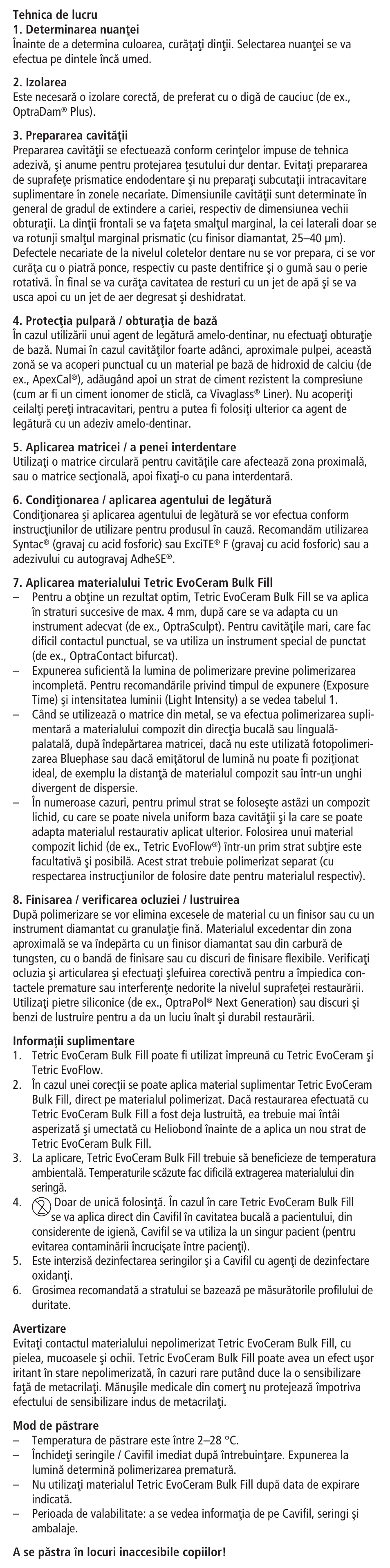 Ivoclar Vivadent Tetric EvoCeram Bulk Fill User Manual | Page 37 / 48