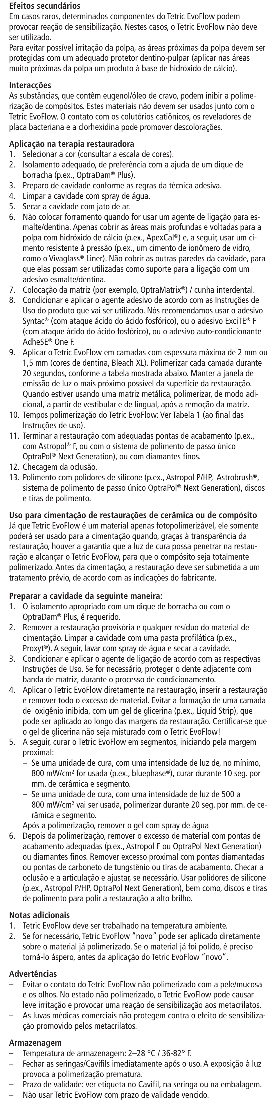 Ivoclar Vivadent Tetric EvoFlow User Manual | Page 10 / 48