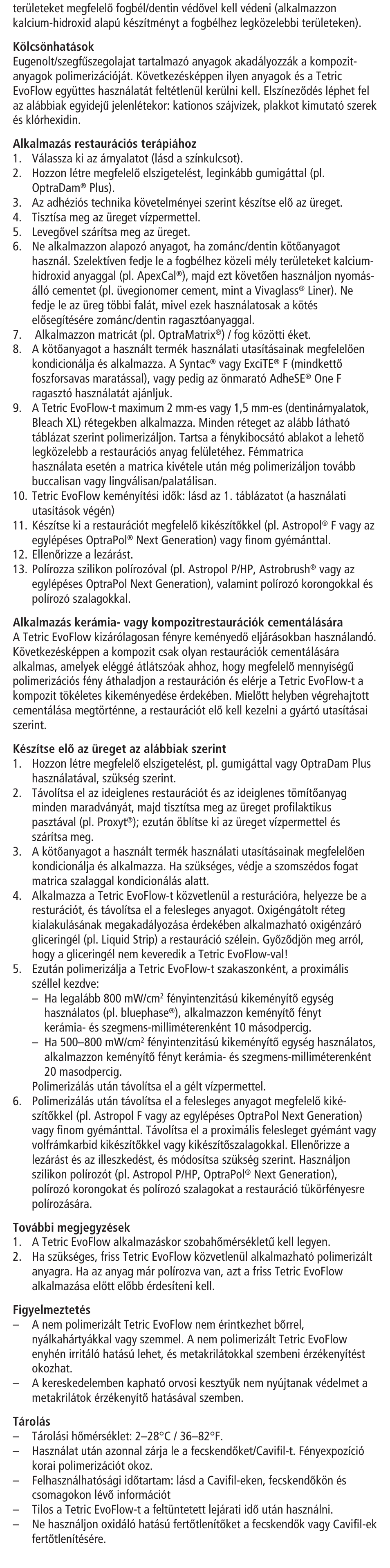 Ivoclar Vivadent Tetric EvoFlow User Manual | Page 28 / 48