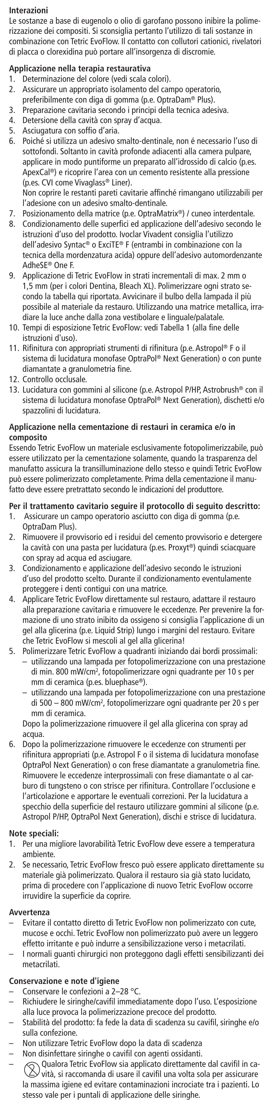 Ivoclar Vivadent Tetric EvoFlow User Manual | Page 7 / 48