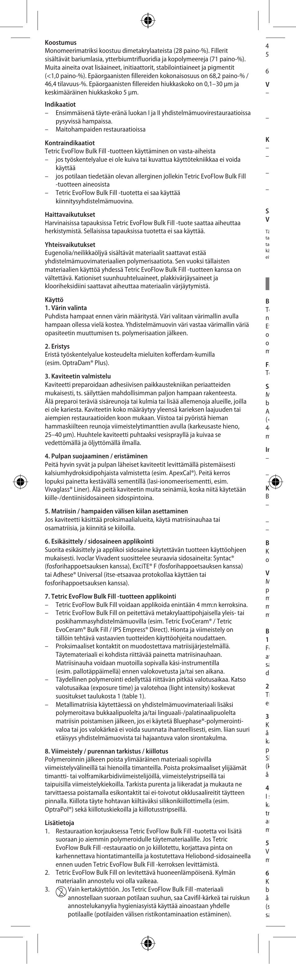 Norsk | Ivoclar Vivadent Tetric EvoFlow Bulk Fill User Manual | Page 14 / 48