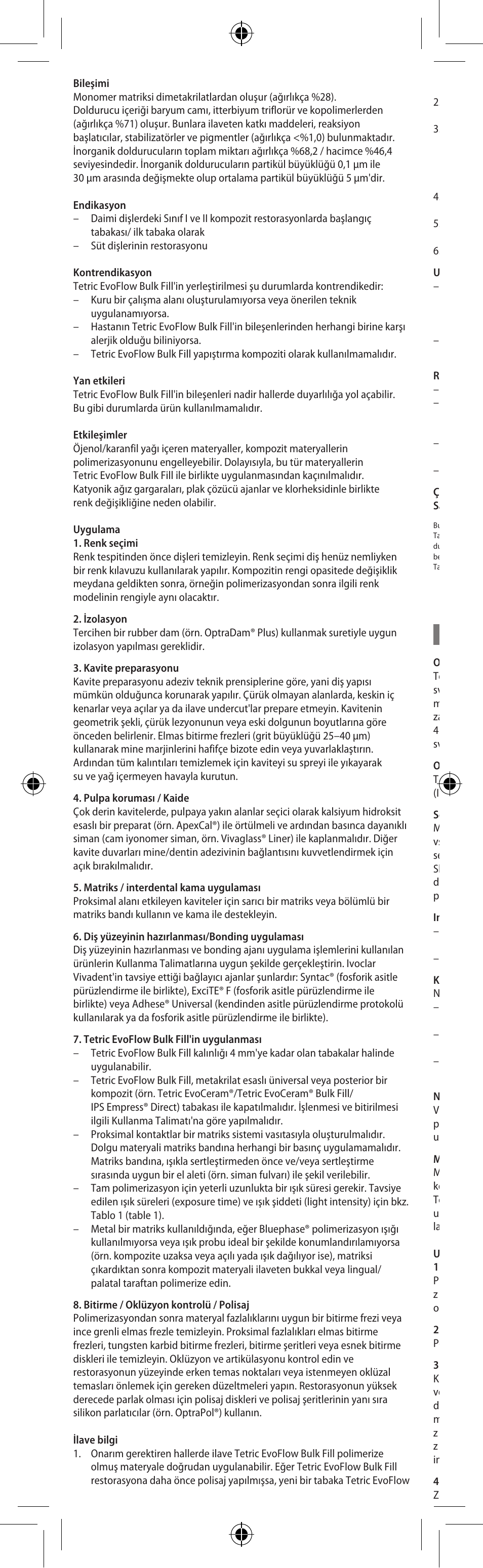 Slovenščina | Ivoclar Vivadent Tetric EvoFlow Bulk Fill User Manual | Page 20 / 48