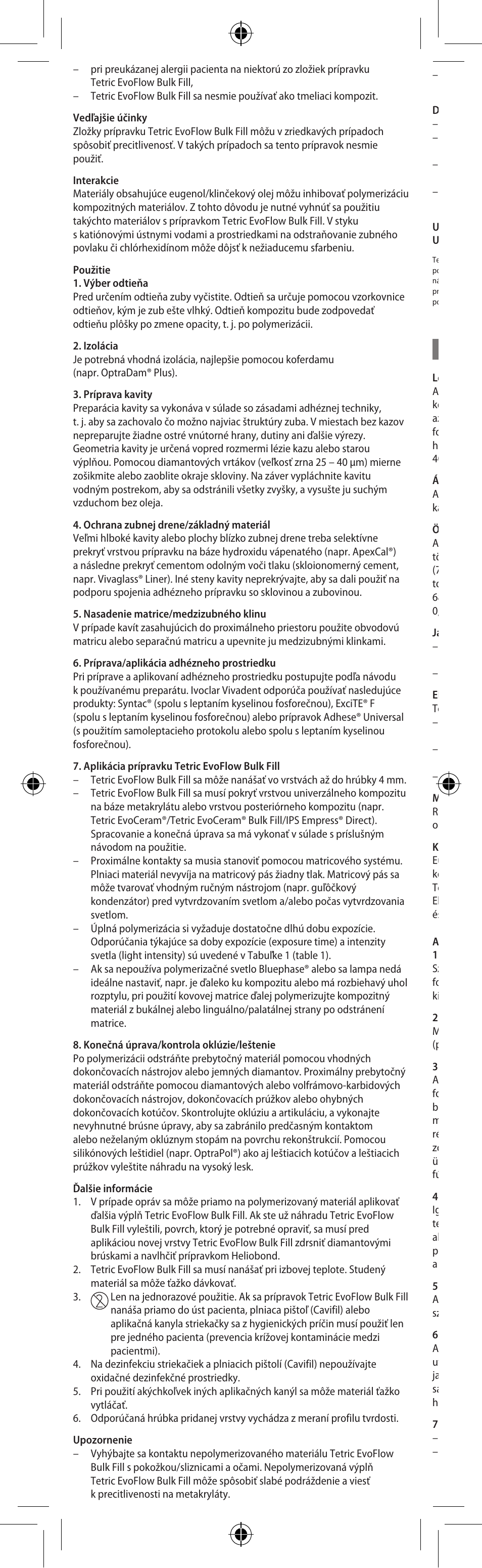 Magyar | Ivoclar Vivadent Tetric EvoFlow Bulk Fill User Manual | Page 26 / 48