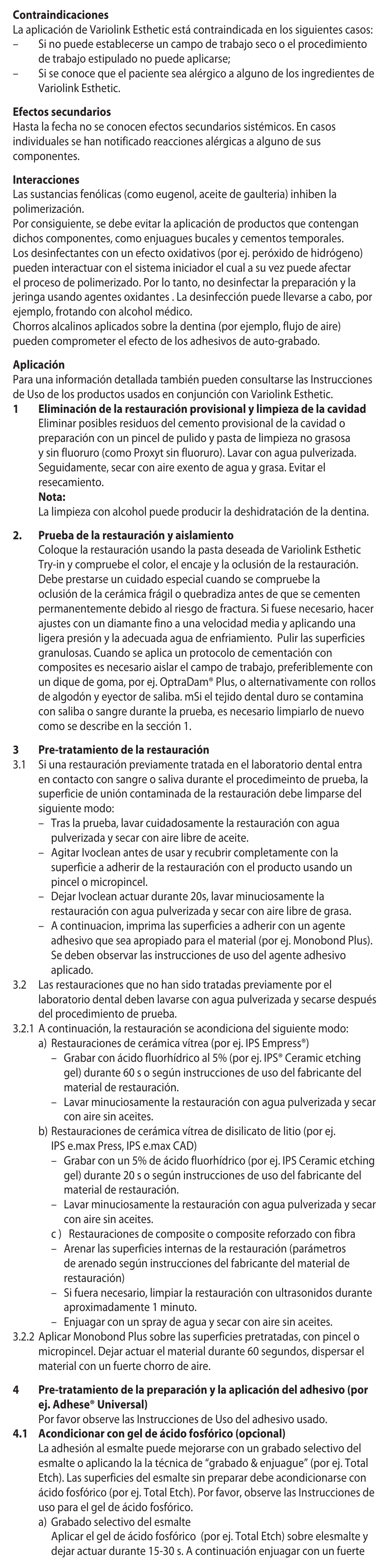 Ivoclar Vivadent Variolink Esthetic LC User Manual | Page 13 / 48