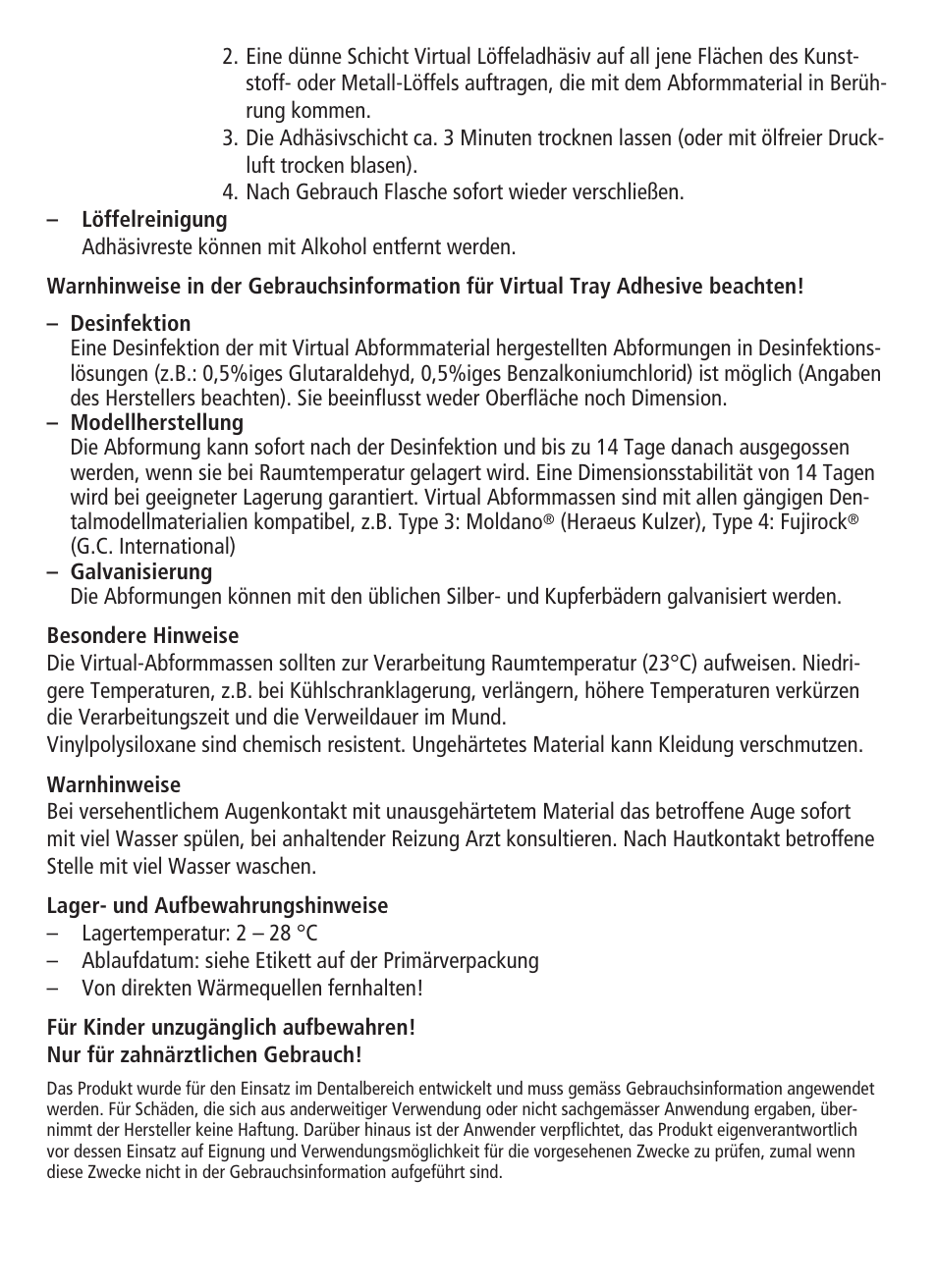 Ivoclar Vivadent Virtual 380 User Manual | Page 9 / 64