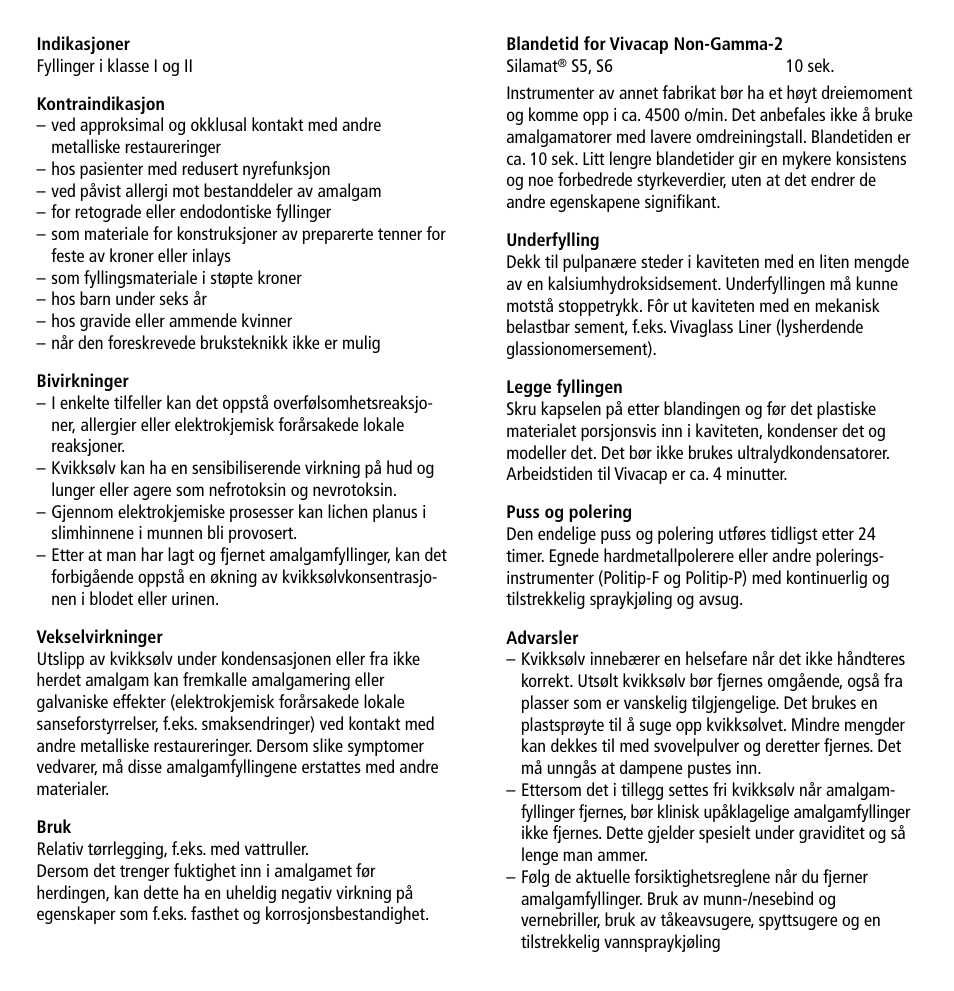Ivoclar Vivadent Vivacap User Manual | Page 20 / 28