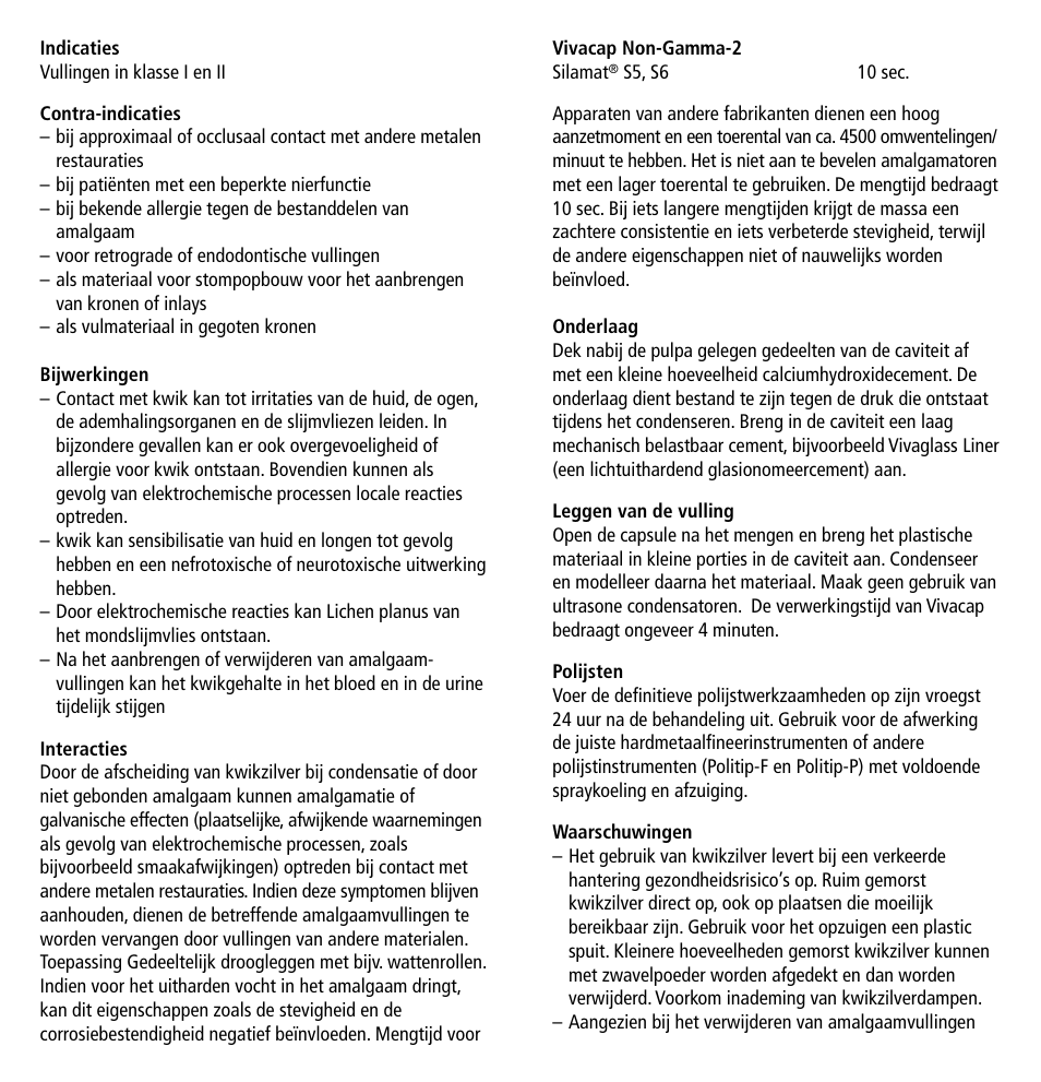 Ivoclar Vivadent Vivacap User Manual | Page 22 / 28