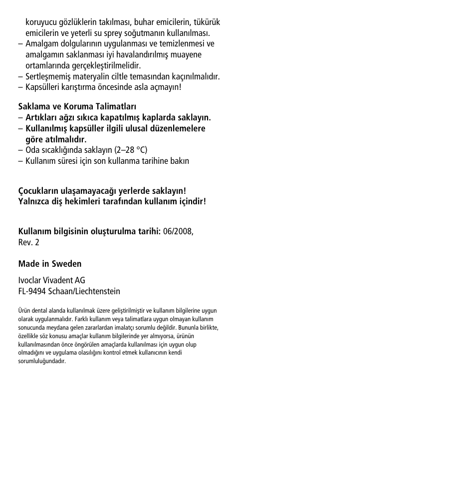 Ivoclar Vivadent Vivacap User Manual | Page 27 / 28