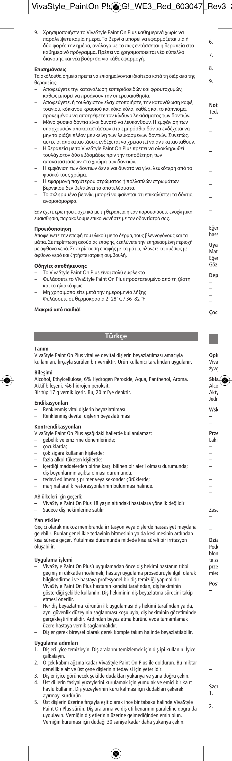 Türkçe | Ivoclar Vivadent VivaStyle Paint On Plus User Manual | Page 14 / 24