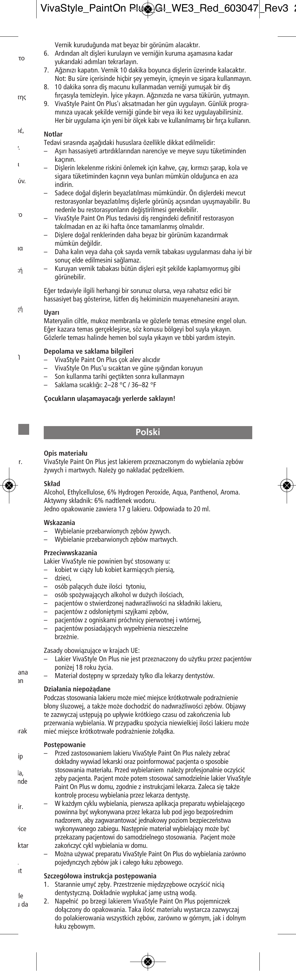 Polski | Ivoclar Vivadent VivaStyle Paint On Plus User Manual | Page 15 / 24