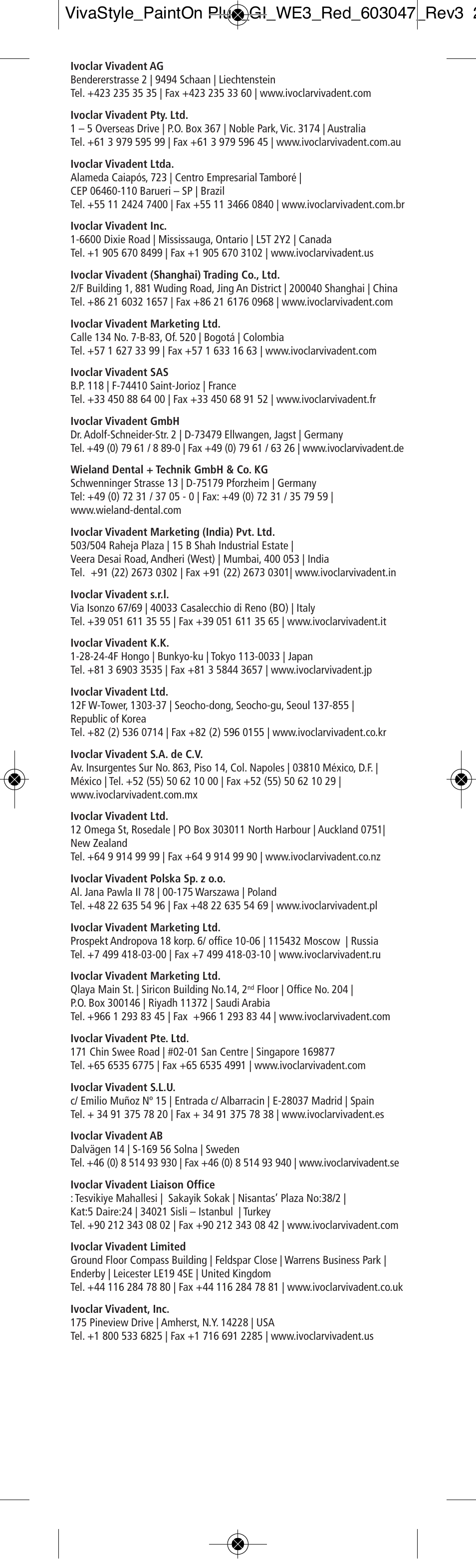 Ivoclar Vivadent VivaStyle Paint On Plus User Manual | Page 18 / 24