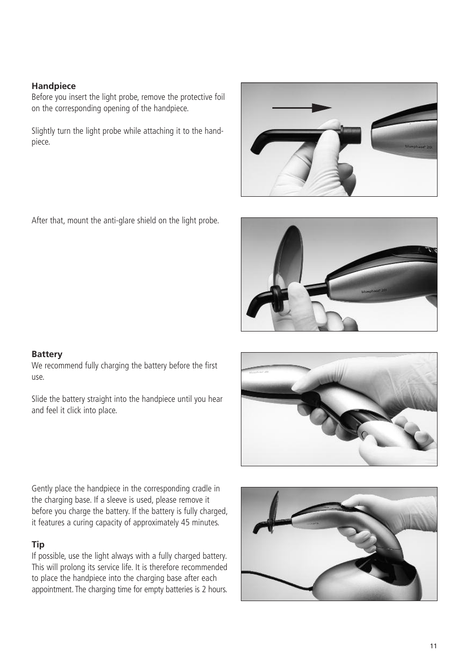 Ivoclar Vivadent Bluephase 20i v.5 User Manual | Page 9 / 91