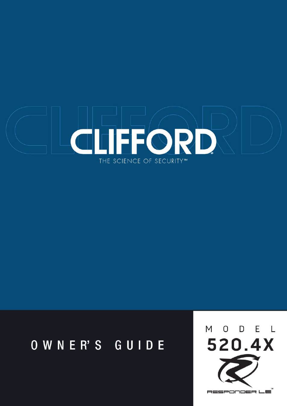 CLIFFORD Remote Start & Security System 520.4X User Manual | 53 pages