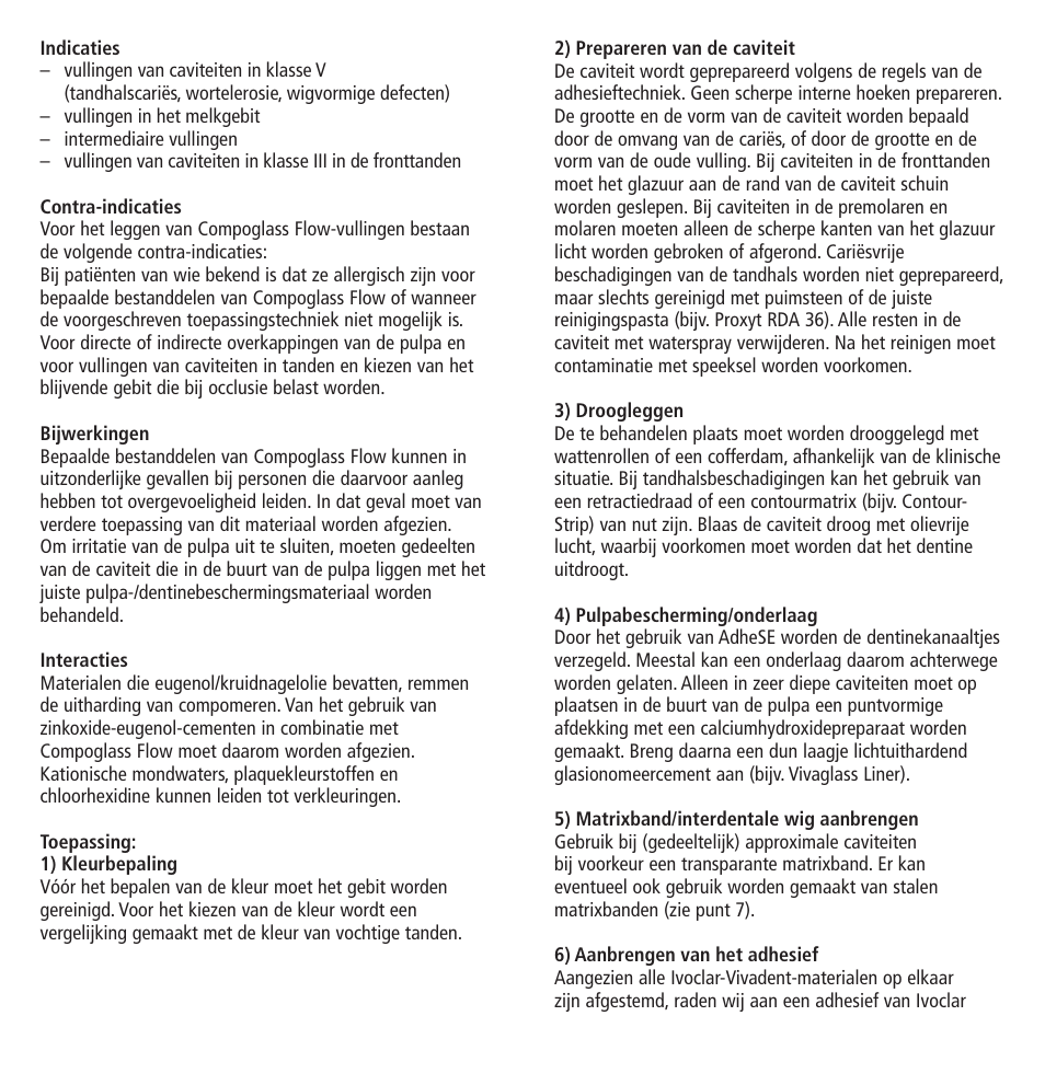 Ivoclar Vivadent Compoglass Flow v.1.pdf User Manual | Page 27 / 32