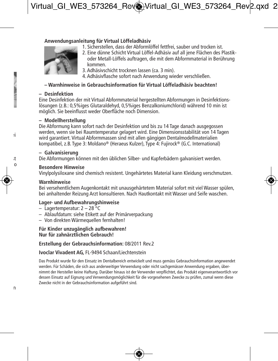 Ivoclar Vivadent Virtual v.3 User Manual | Page 11 / 80