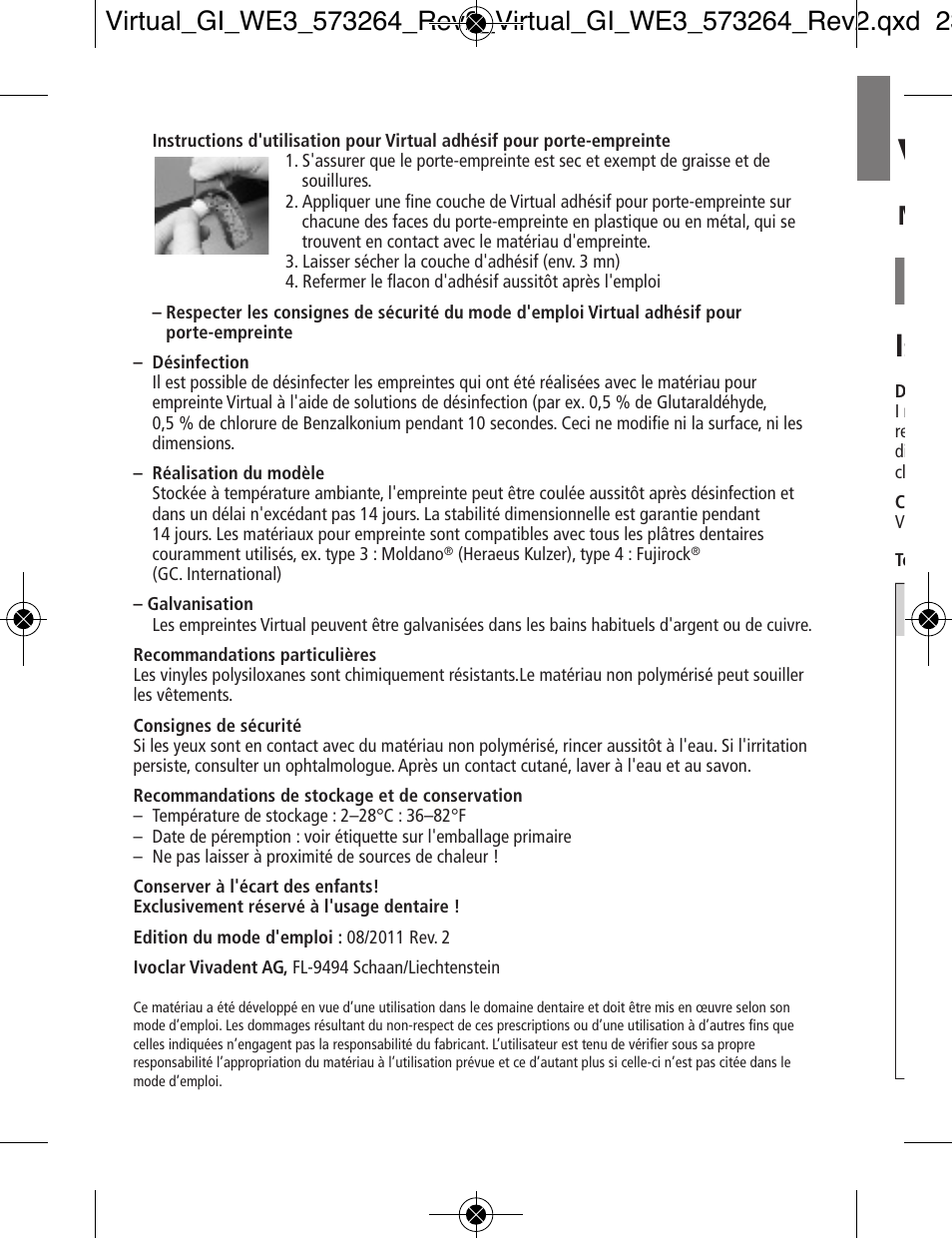 Ivoclar Vivadent Virtual v.3 User Manual | Page 16 / 80