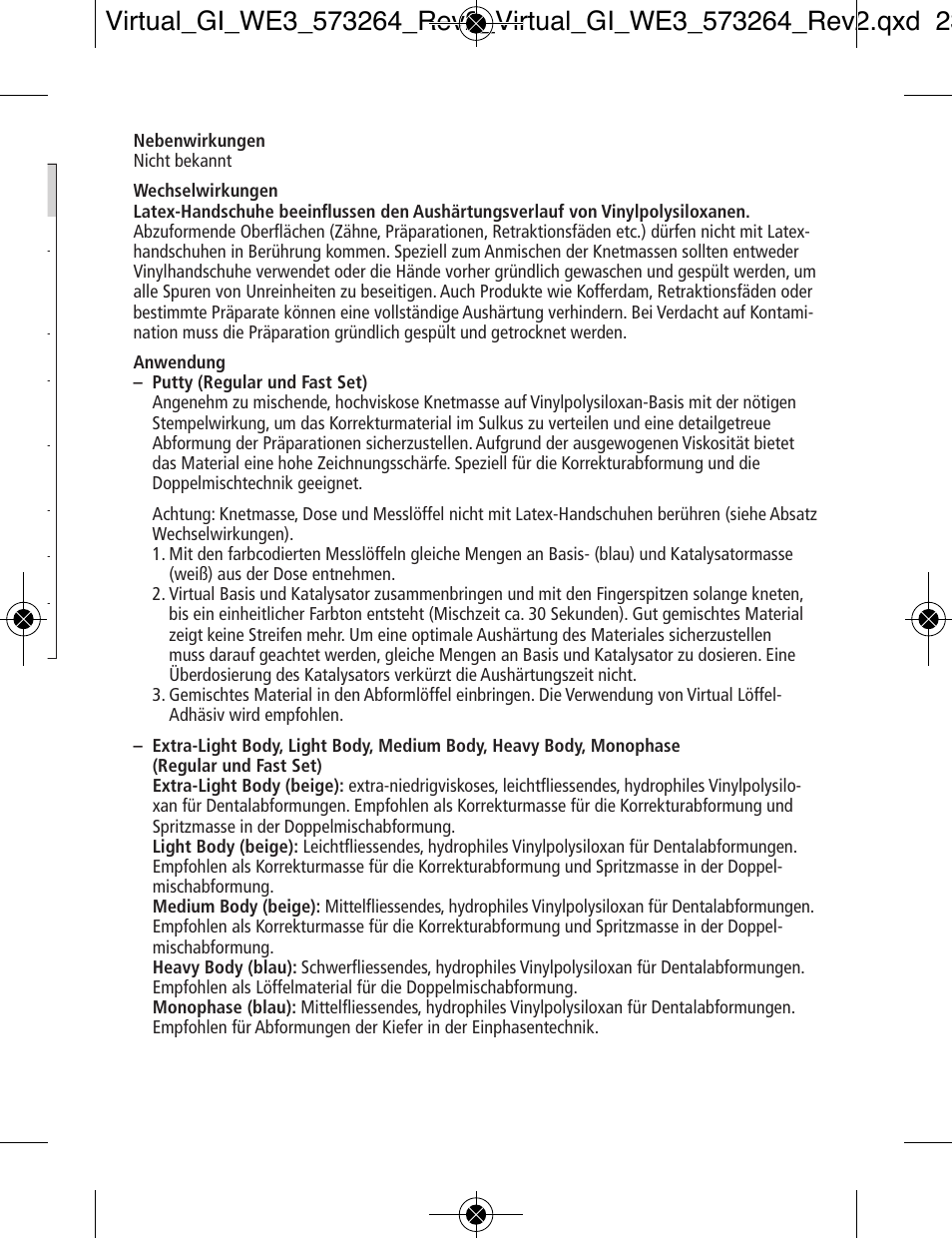 Ivoclar Vivadent Virtual v.3 User Manual | Page 9 / 80