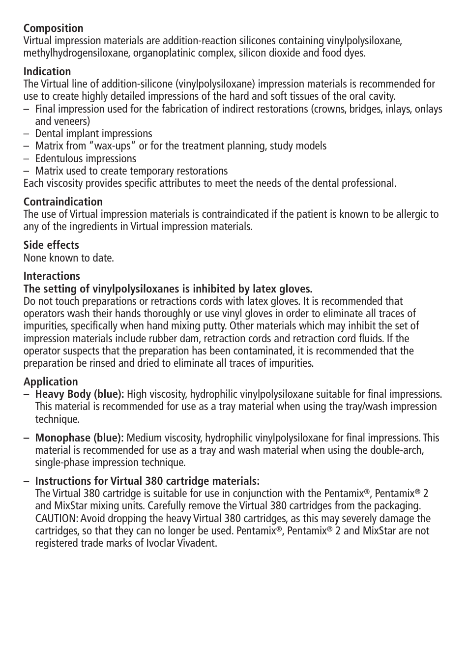 Ivoclar Vivadent Virtual 380 v.3 User Manual | Page 3 / 64