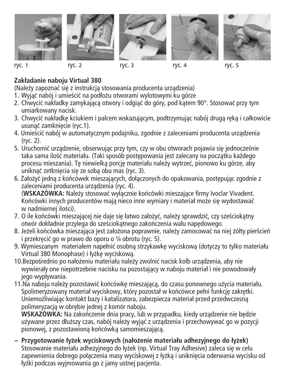 Ivoclar Vivadent Virtual 380 v.3 User Manual | Page 62 / 64