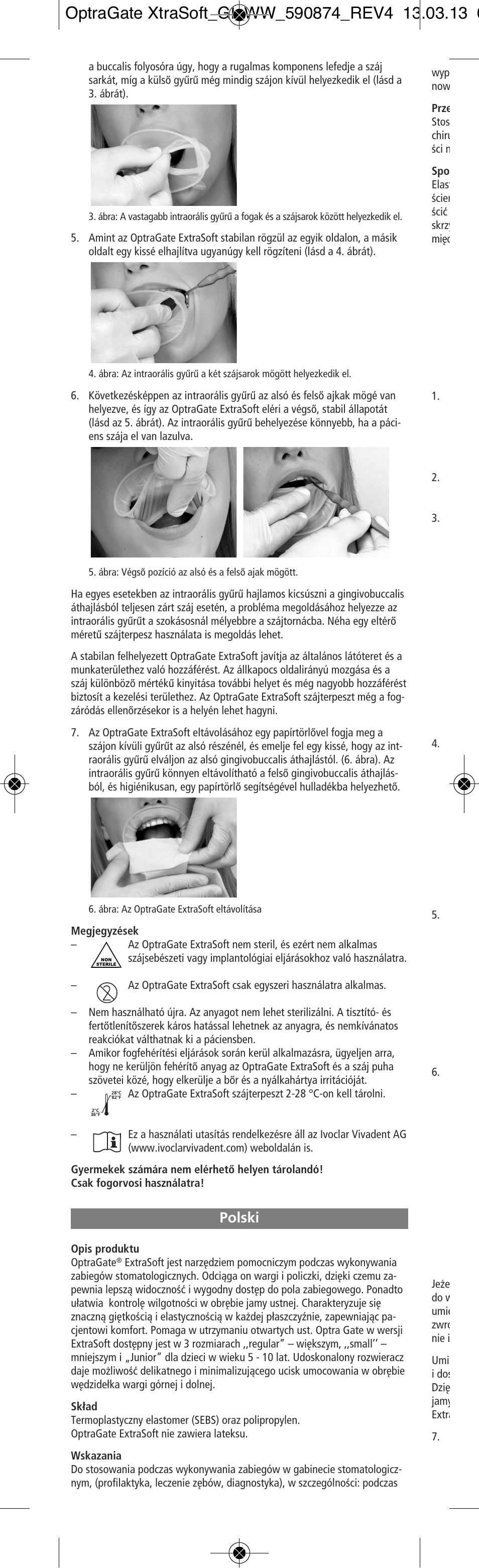 Polski | Ivoclar Vivadent OptraGate ExtraSoft Version User Manual | Page 28 / 48