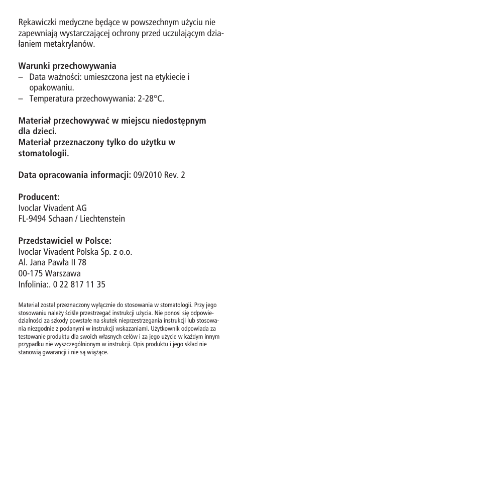 Ivoclar Vivadent AdheSE v.3 User Manual | Page 40 / 41