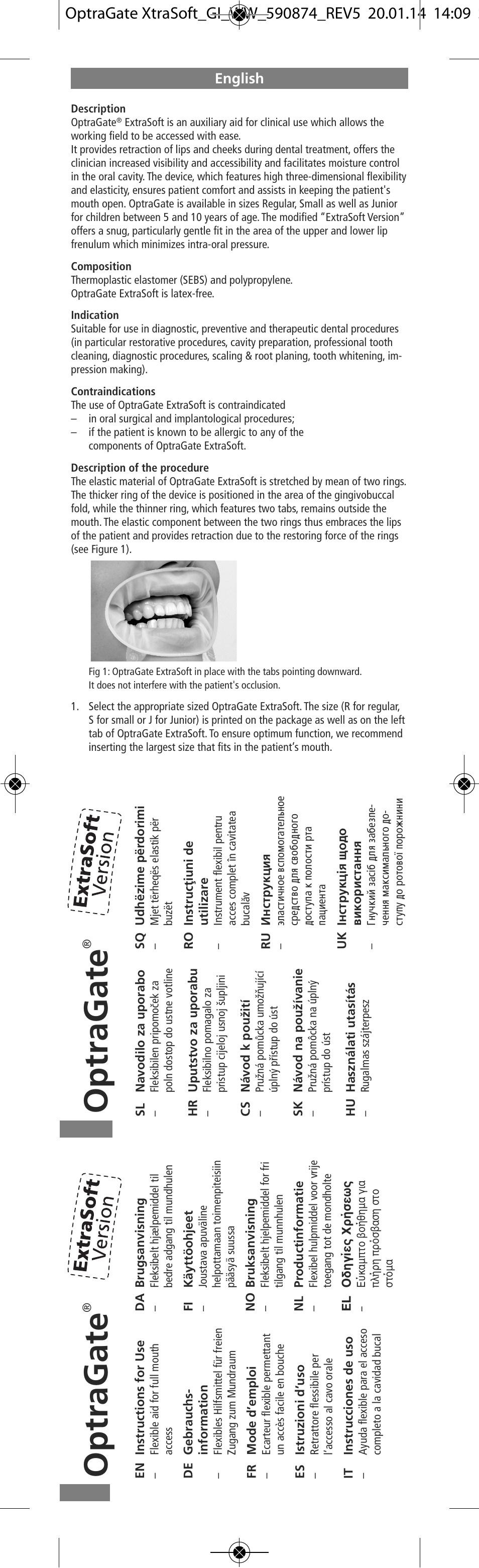 Ivoclar Vivadent OptraGate ExtraSoft Version v.5 User Manual | 48 pages