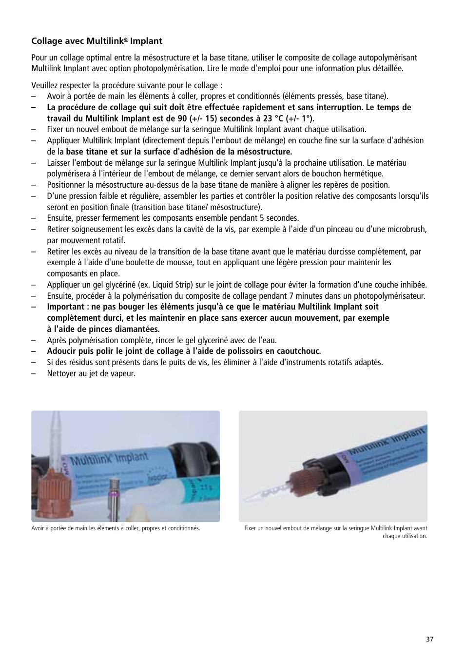 Ivoclar Vivadent IPS e.max Abutment Solutions Cem Kit v.3 User Manual | Page 37 / 80