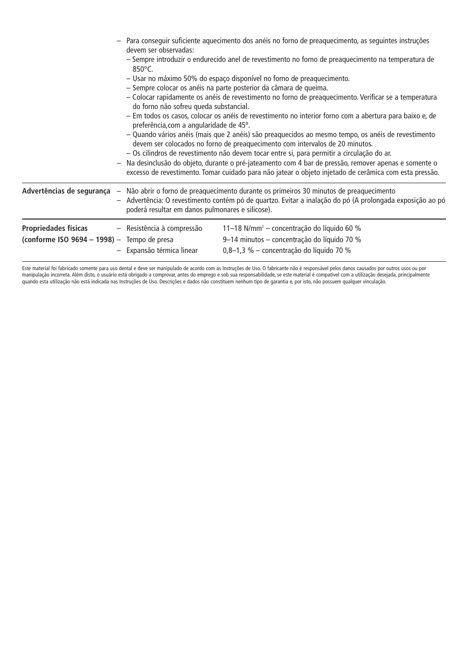 Ivoclar Vivadent IPS PressVEST Speed v.1 User Manual | Page 27 / 52