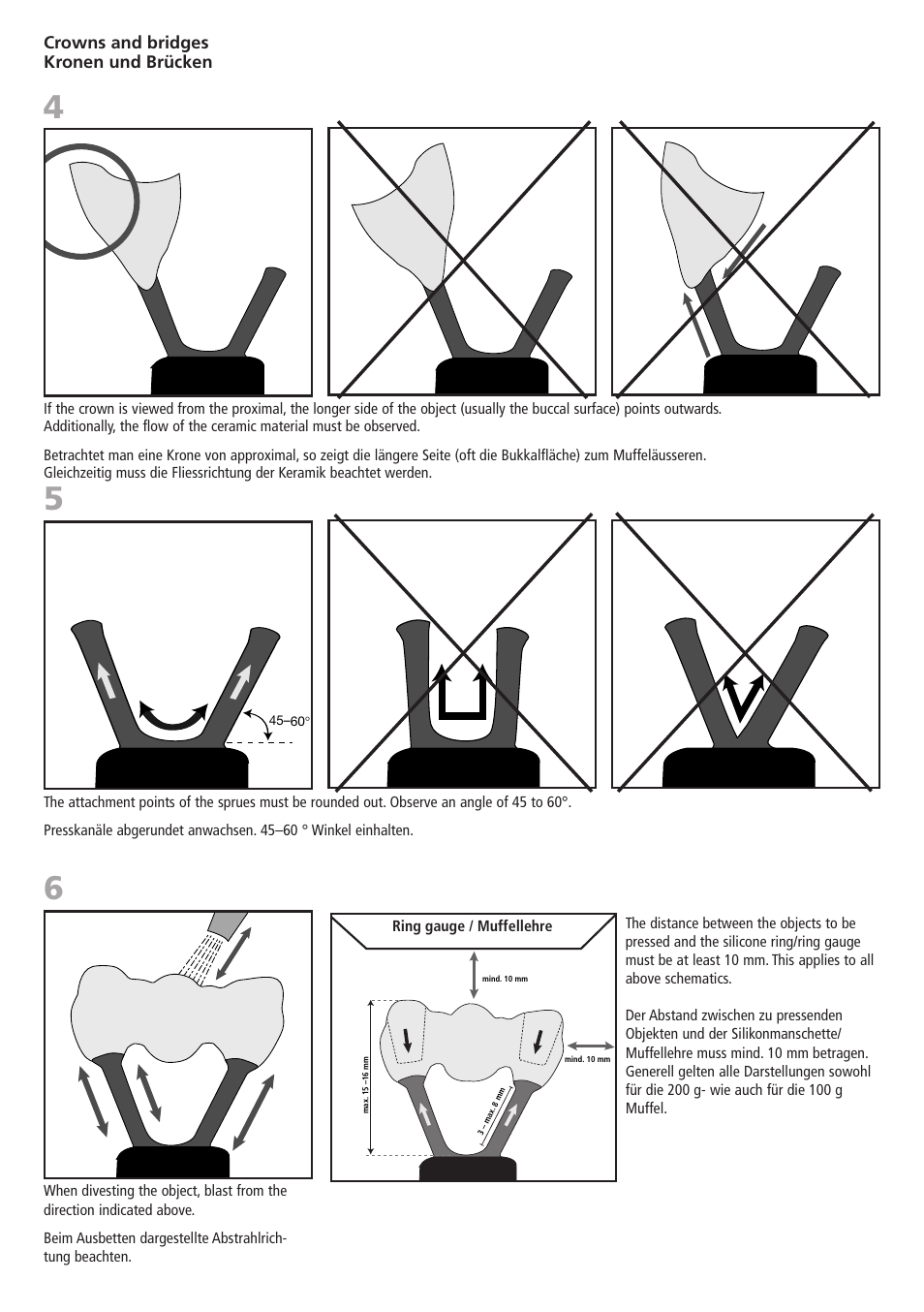 Crowns and bridges kronen und brücken | Ivoclar Vivadent IPS PressVEST Speed v.1 User Manual | Page 3 / 52