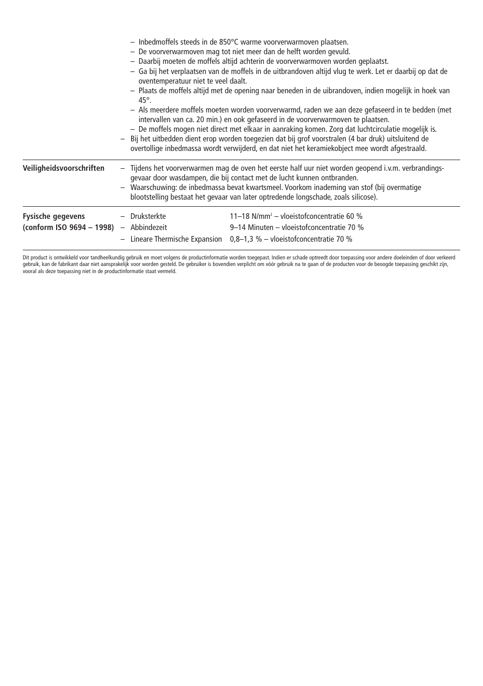 Ivoclar Vivadent IPS PressVEST Speed v.1 User Manual | Page 47 / 52