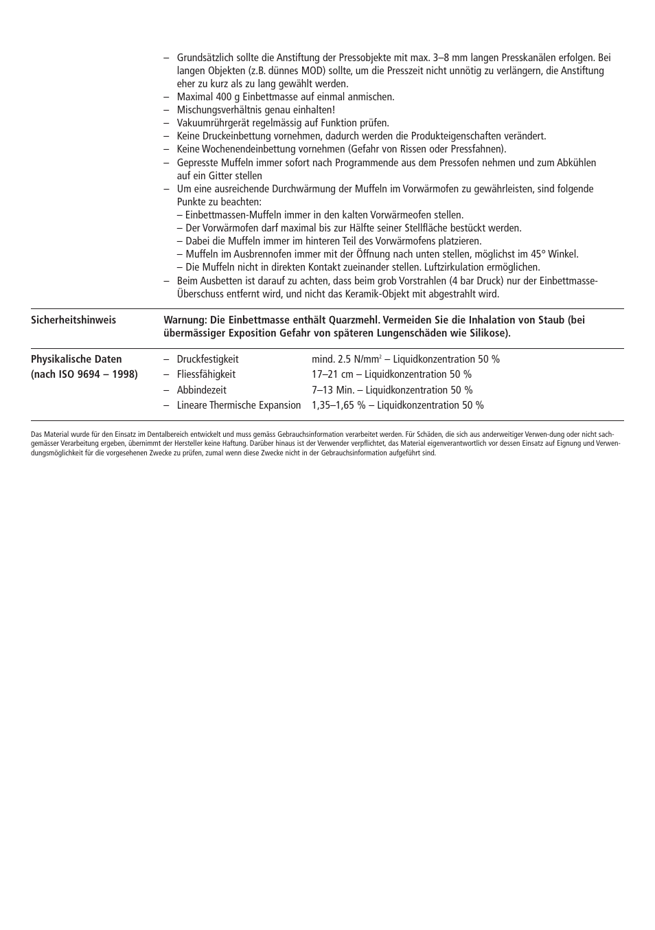 Ivoclar Vivadent IPS PressVEST v1.pdf User Manual | Page 13 / 54
