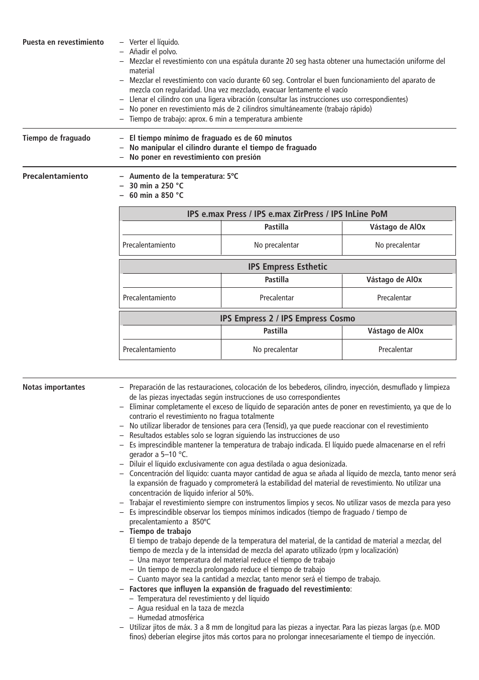 Ivoclar Vivadent IPS PressVEST v1.pdf User Manual | Page 24 / 54