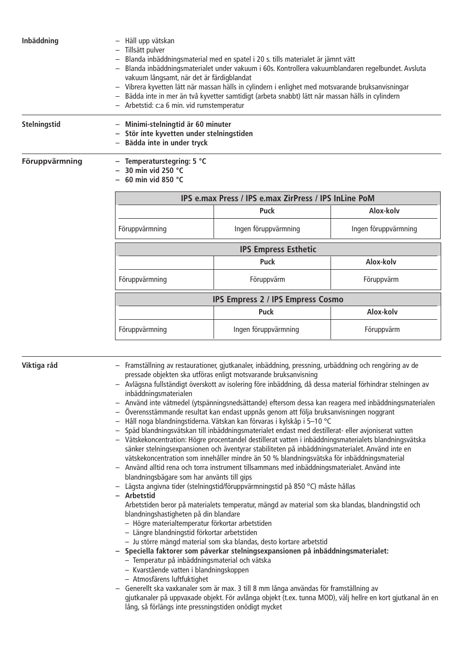 Ivoclar Vivadent IPS PressVEST v1.pdf User Manual | Page 32 / 54