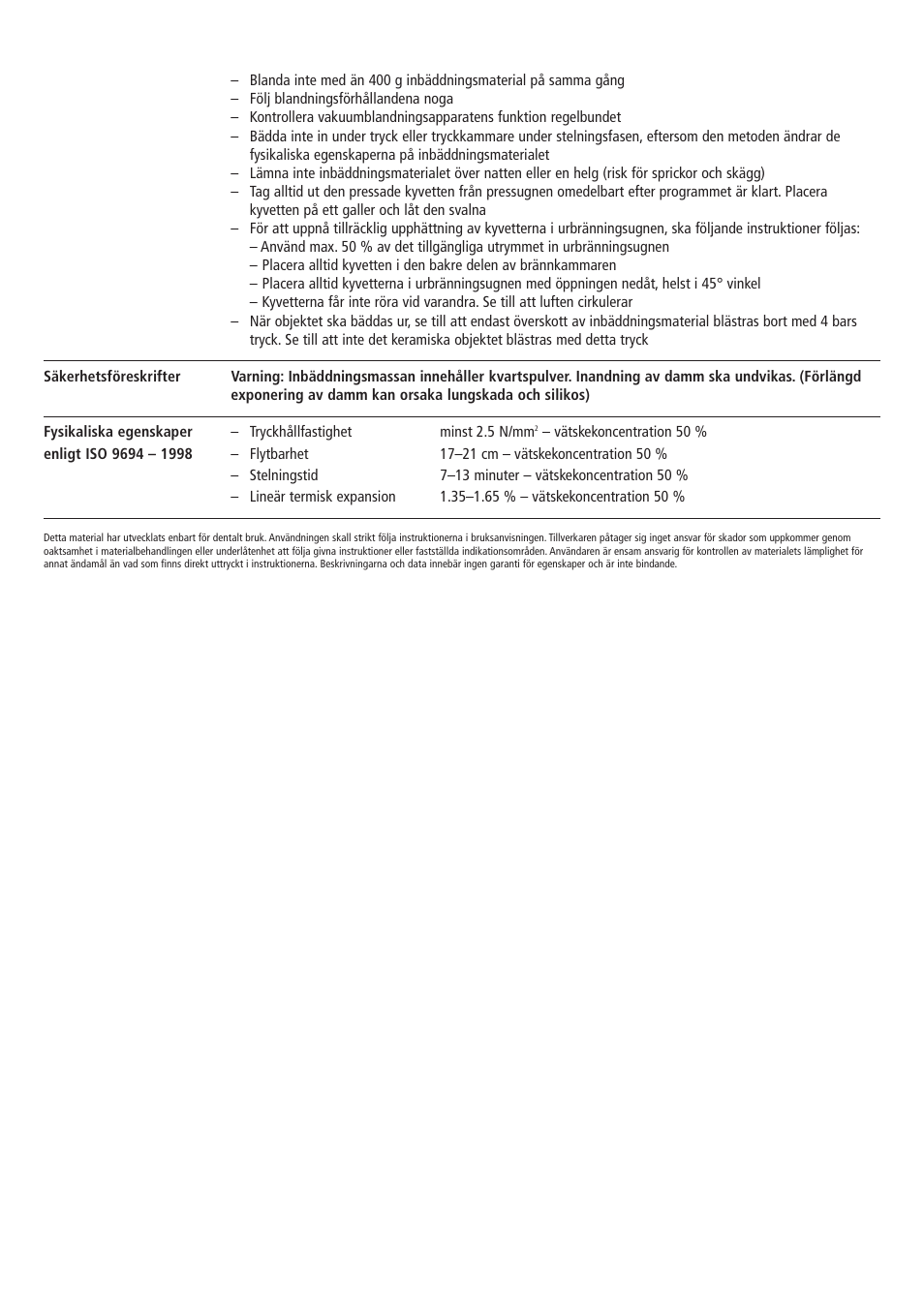 Ivoclar Vivadent IPS PressVEST v1.pdf User Manual | Page 33 / 54