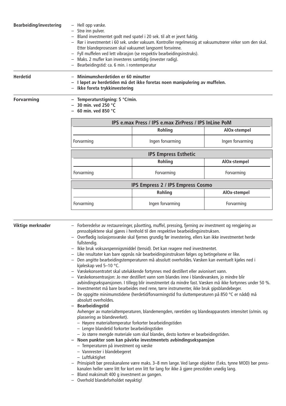 Ivoclar Vivadent IPS PressVEST v1.pdf User Manual | Page 44 / 54