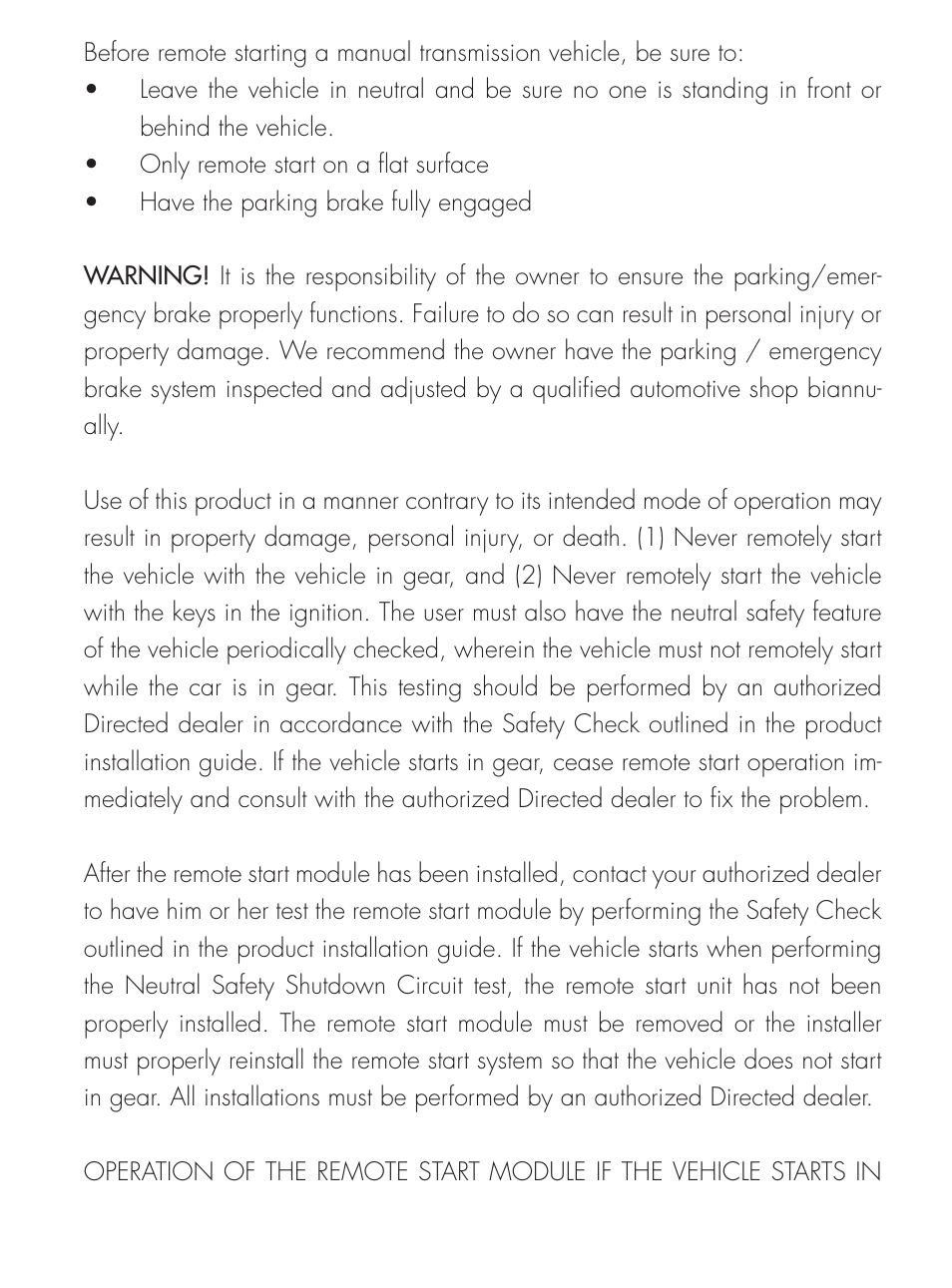CLIFFORD 420.4X User Manual | Page 37 / 40